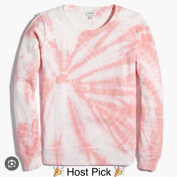 J. Crew Tops - J CREW Tie-dyed Sweatshirt